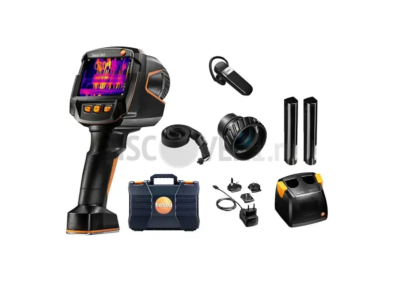 Тепловизионная камера Testo 883 с 2 объективами